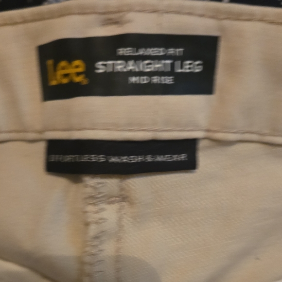 Lee Women's Straight Leg Pants in Light Tan - Picture 5 of 8